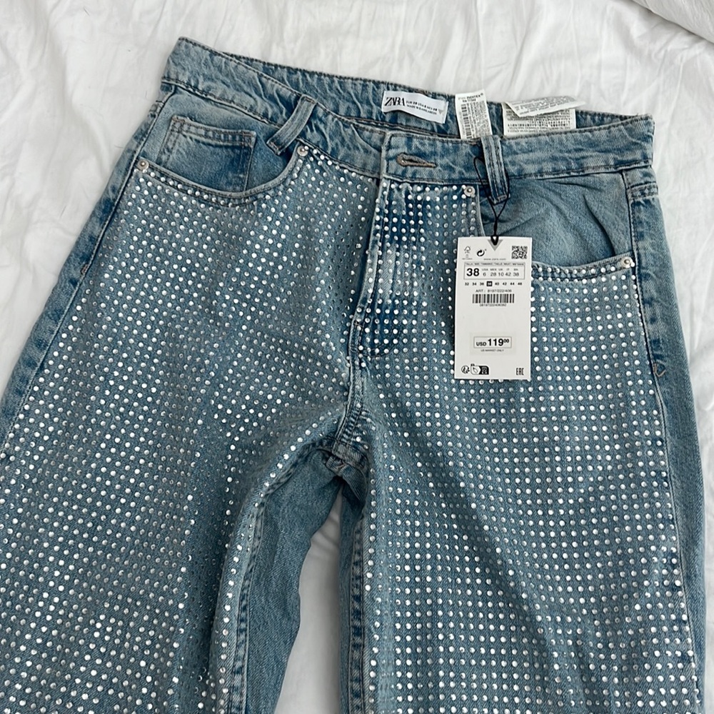 Zara diamond jeans size 6/28